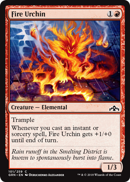 Fire Urchin - Guilds of Ravnica Spoiler