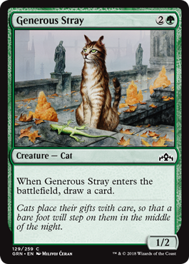 Generous Stray - Guilds of Ravnica Spoiler