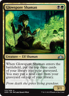 Glowspore Shaman - Guilds of Ravnica Spoiler