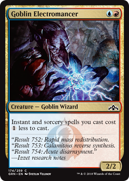 Goblin Electromancer - Guilds of Ravnica Spoiler