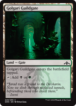 Golgari Guildgate - Guilds of Ravnica Spoiler