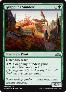 Grappling Sundew - Guilds of Ravnica Spoiler