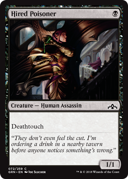 Hired Poisoner - Guilds of Ravnica Spoiler