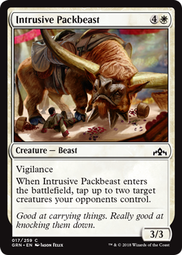 Intrusive Packbeast - Guilds of Ravnica Spoiler