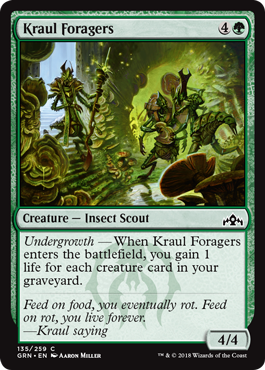 Kraul Foragers - Guilds of Ravnica Spoiler