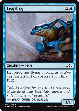 Leapfrog - Guilds of Ravnica Spoiler