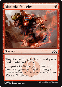 Maximize Velocity - Guilds of Ravnica Spoiler