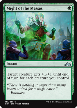 Might of the Masses - Guilds of Ravnica Spoiler
