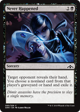 Never Happened - Guilds of Ravnica Spoiler