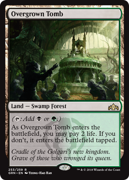 Overgrown Tomb - Guilds of Ravnica Spoiler