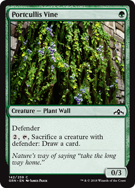 Portcullis Vine - Guilds of Ravnica Spoiler