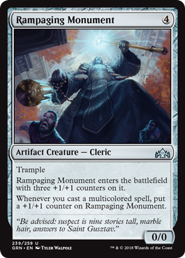 Rampaging Monument - Guilds of Ravnica Spoiler