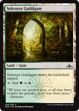 Selesnya Guildgate 1 - Guilds of Ravnica Spoiler