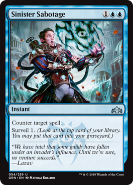 Sinister Sabotage - Guilds of Ravnica Spoiler