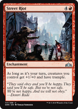 Street Riot - Guilds of Ravnica Spoiler