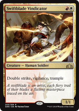 Swiftblade Vindicator - Guilds of Ravnica Spoiler