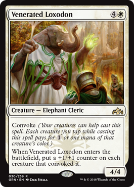 Venerated Loxodon - Guilds of Ravnica Spoiler