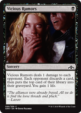 Vicious Rumors - Guilds of Ravnica Spoiler