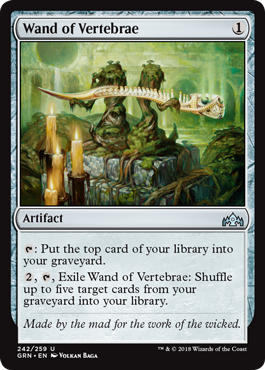 Wand of Vertebrae - Guilds of Ravnica Spoiler