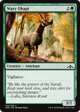 Wary Okapi - Guilds of Ravnica Spoiler