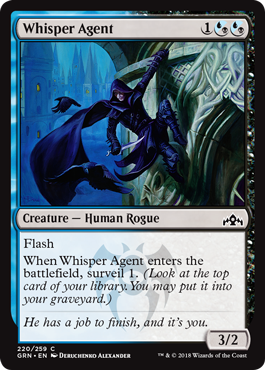 Whisper Agent - Guilds of Ravnica Spoiler