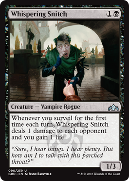 Whispering Snitch - Guilds of Ravnica Spoiler