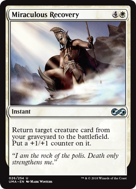 Miraculous Recovery - Ultimate Masters Spoiler