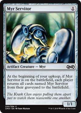 Myr Servitor - Ultimate Masters Spoiler