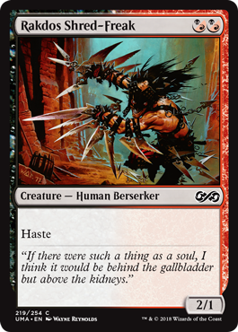 Rakdos Shred-Freak - Ultimate Masters Spoiler