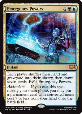 Emergency Powers - Ravnica Allegiance Spoiler