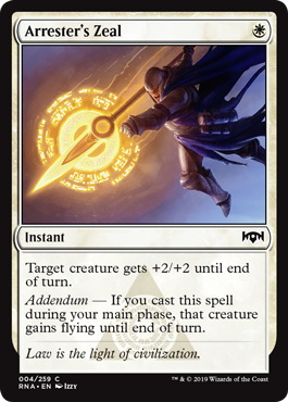 Arrester's Zeal - Ravnica Allegiance Spoiler