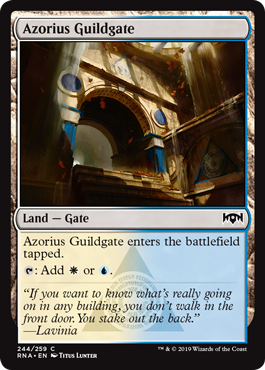 Azorius Guildgate - Ravnica Allegiance Spoiler