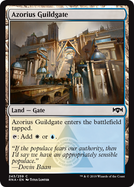 Azorius Guildgate b - Ravnica Allegiance Spoiler