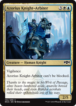Azorius Knight-Arbiter - Ravnica Allegiance Spoiler