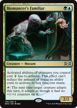 Biomancer's Familiar - Ravnica Allegiance Spoiler