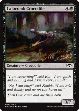 Catacomb Crocodile - Ravnica Allegiance Spoiler