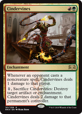 Cindervines - Ravnica Allegiance Spoiler