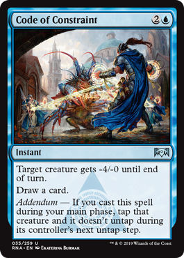 Code of Constraint - Ravnica Allegiance Spoiler