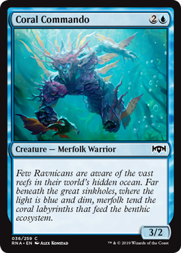 Coral Commando - Ravnica Allegiance Spoiler