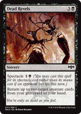 Dead Revels - Ravnica Allegiance Spoiler