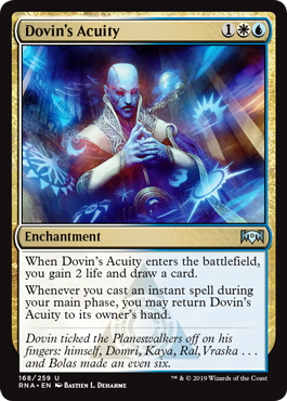 Dovin's Acuity - Ravnica Allegiance Spoiler