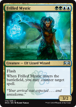 Frilled Mystic - Ravnica Allegiance Spoiler