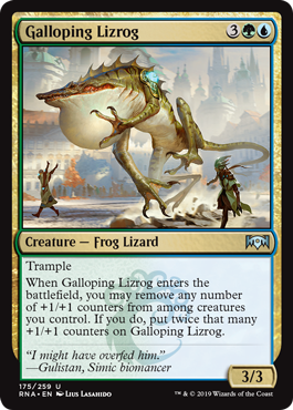 Galloping Lizrog - Ravnica Allegiance Spoiler