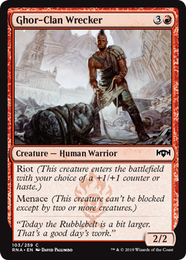 Ghor-Clan Wrecker - Ravnica Allegiance Spoiler