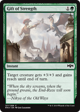 Gift of Strength - Ravnica Allegiance Spoiler