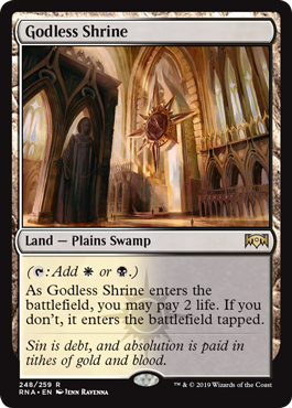 Godless Shrine - Ravnica Allegiance Spoiler