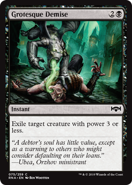 Grotesque Demise - Ravnica Allegiance Spoiler