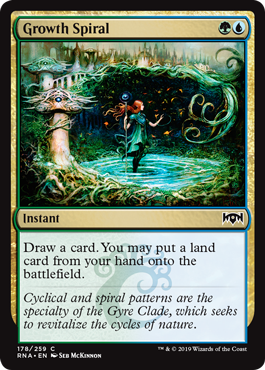 Growth Spiral - Ravnica Allegiance Spoiler