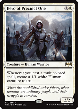 Hero of Precinct One - Ravnica Allegiance Spoiler