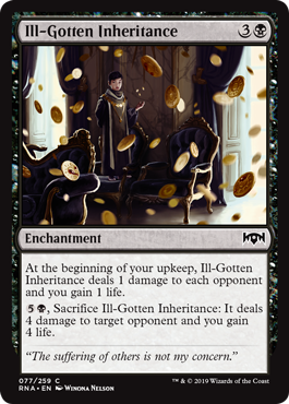 Ill-Gotten Inheritance - Ravnica Allegiance Spoiler